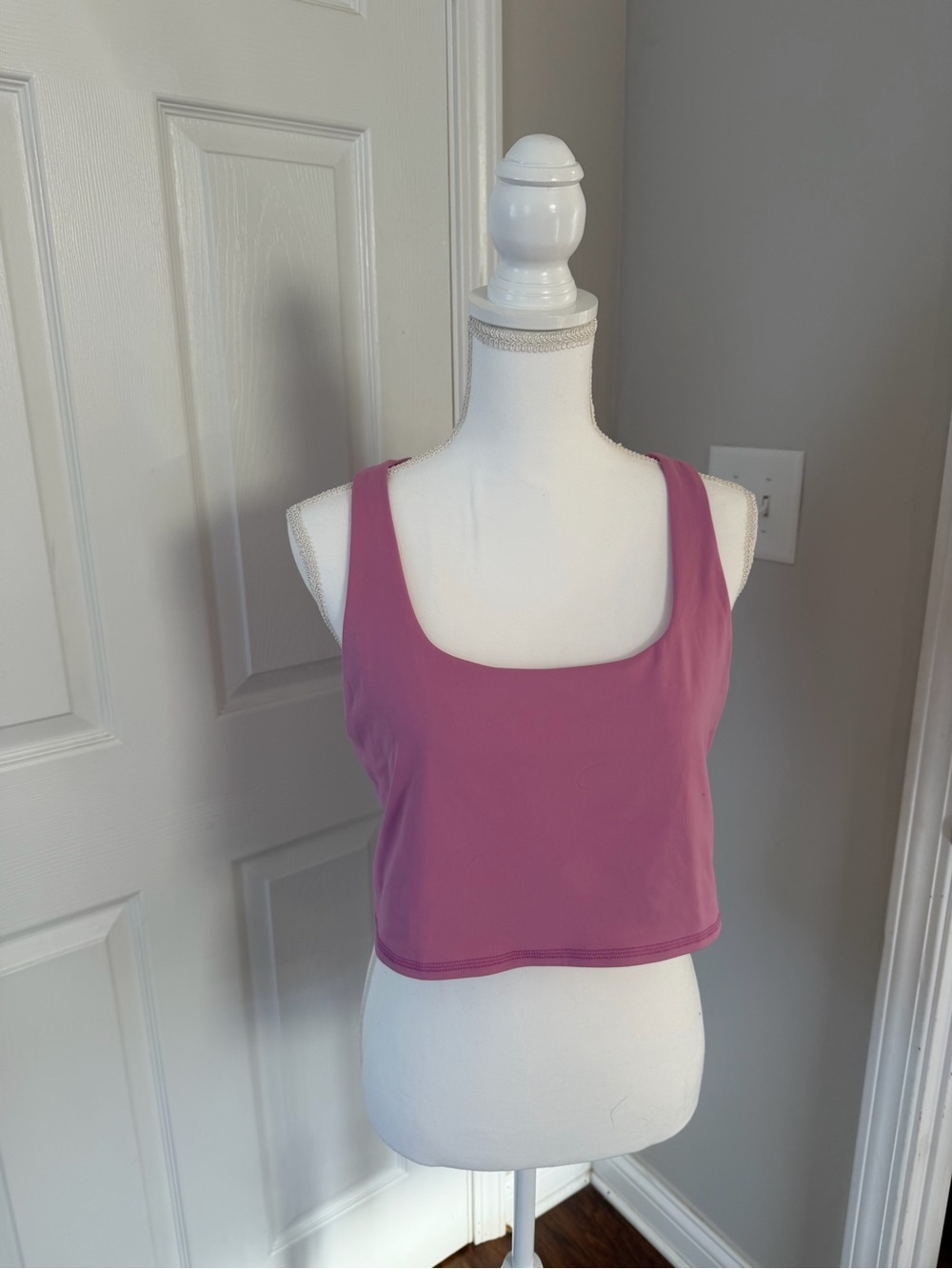 JoyLab Mauve Pink Scoop Neck Crop Camisole